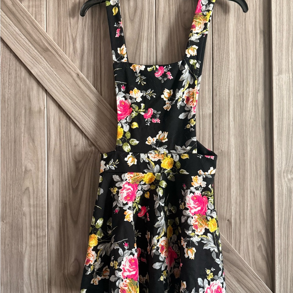Floral Overall Dress
